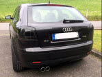 Audi A3 8P Hatchback met Novus Sportuitlaat