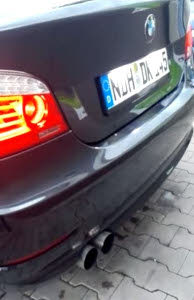 BMW 5-serie E60 Novus Sportuitlaat