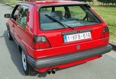 Golf 2 16V look sportuitlaat