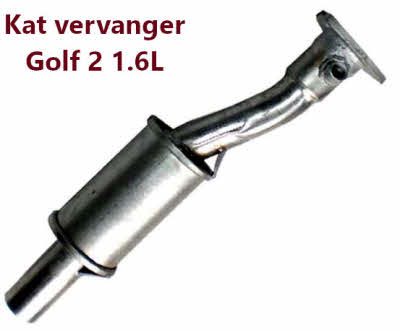 kat vervanger Golf 2 1600cc