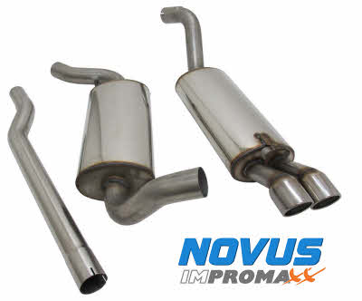 RVS Sportuitlaat Audi 80 en 90 B3 type 89